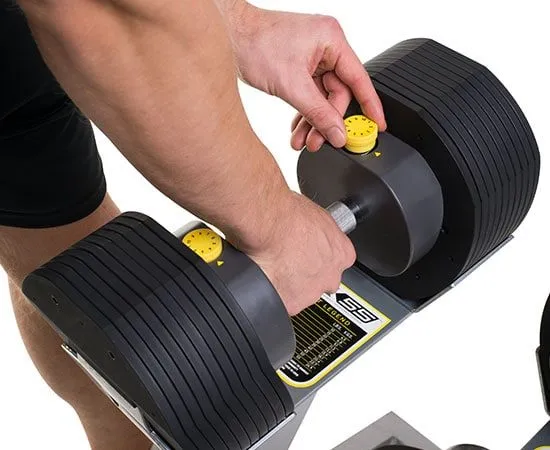 10-55lb Adjustable Dumbbell Set