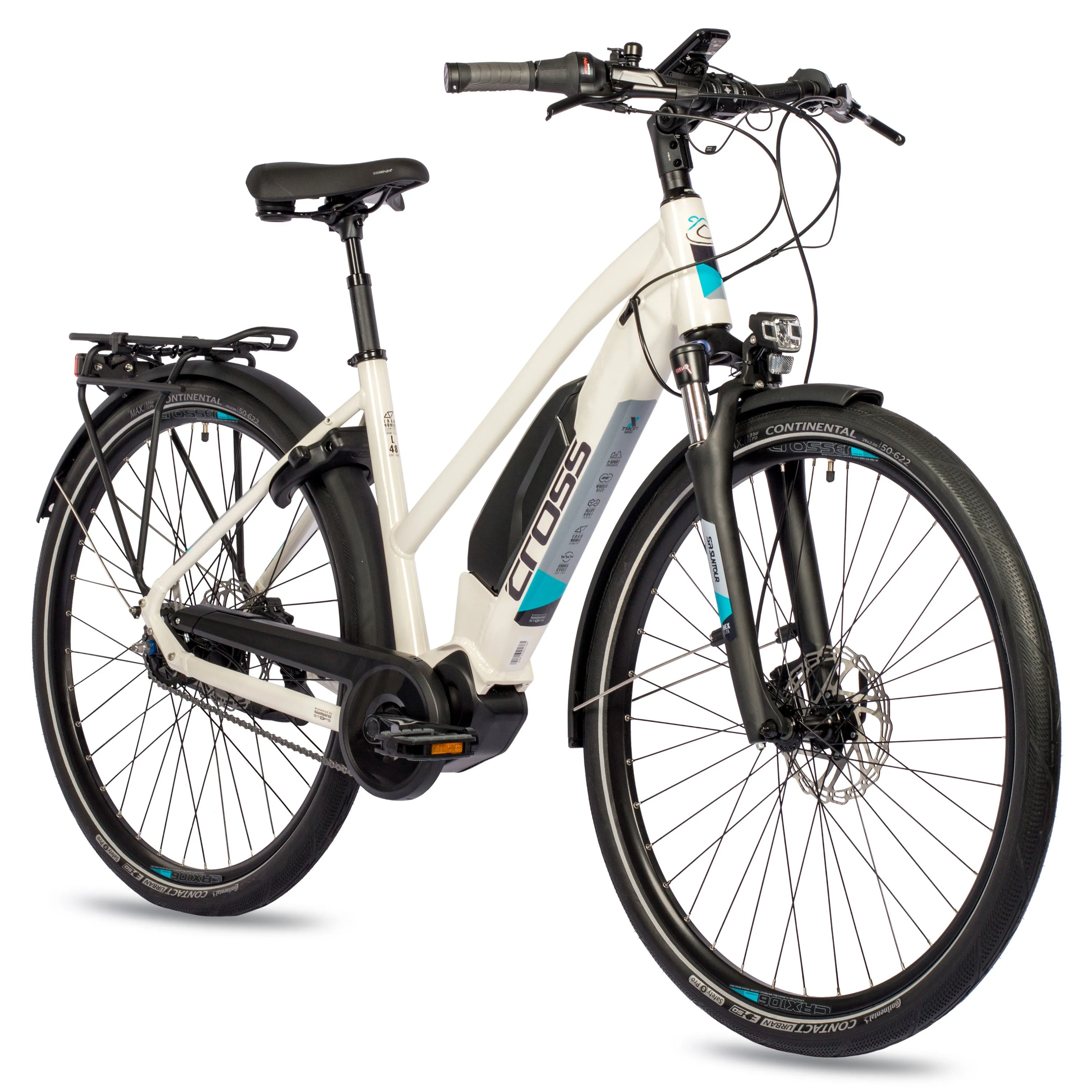 28 Zoll E-Bike Damen City Fahrrad X-Tron SR2 SHIMANO STеPS E-5000 418Wh 5 GANG SHIMANO NEXUS INTER 5