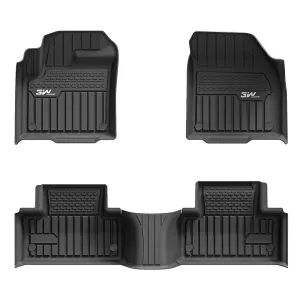 3W Range Rover Evoque 2011-2019 Custom Floor Mats TPE Material & All-Weather Protection