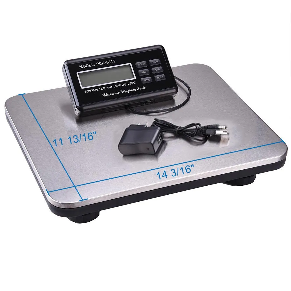 660 lb Digital Platform Scale w/ Postal Shipping Weight