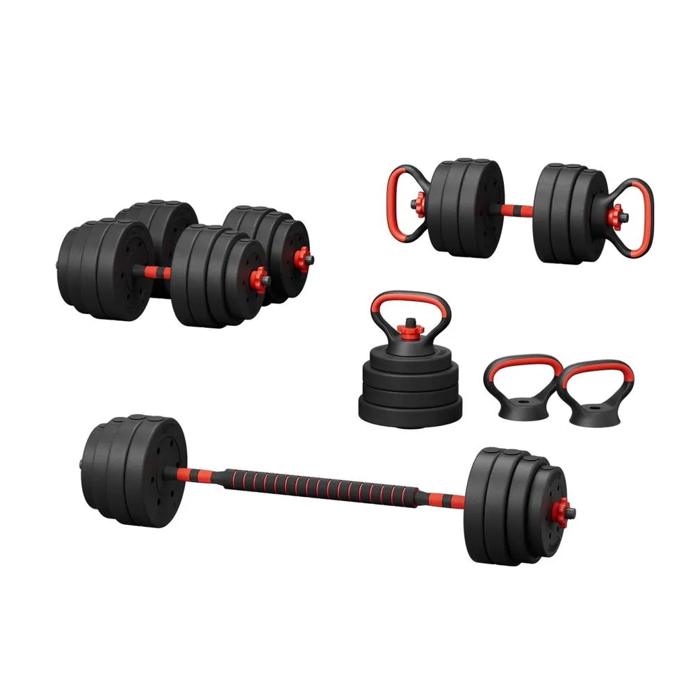 7-in-1 40kg Adjustable Weight Set for Home Gym - Everfit