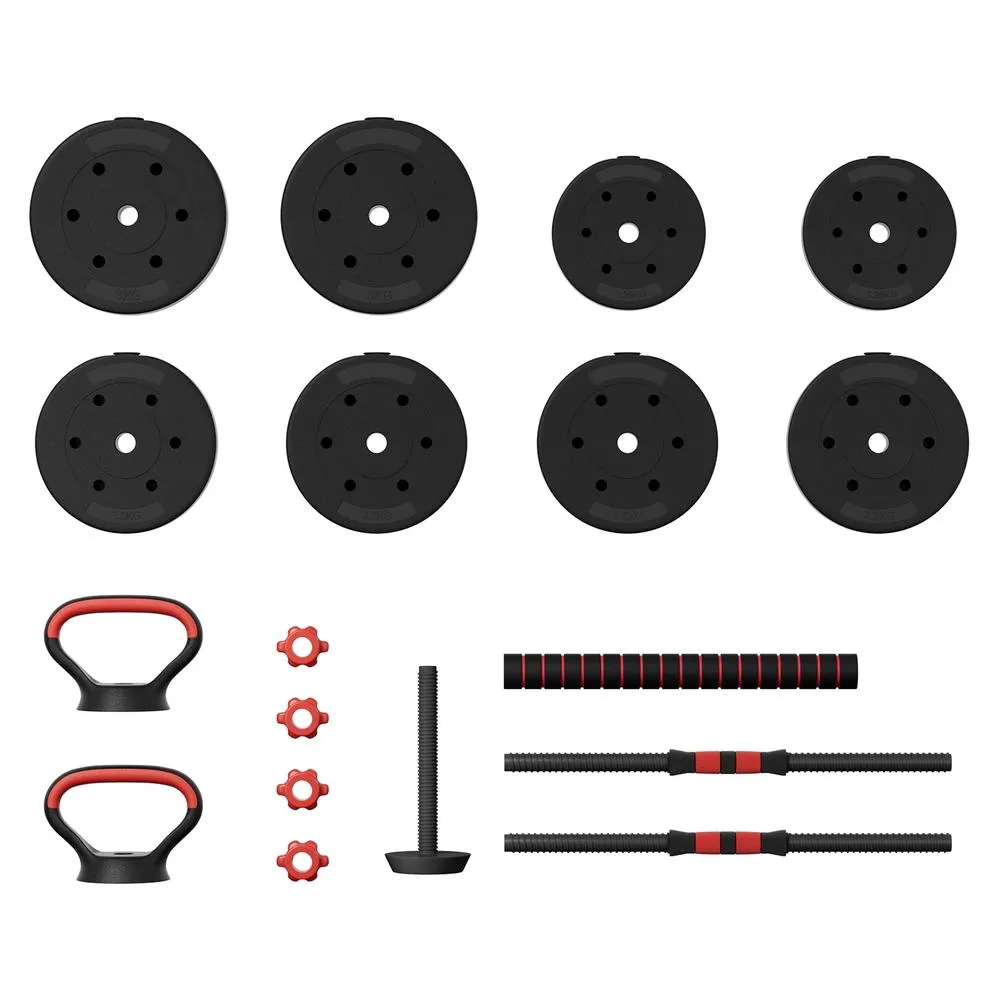 7-in-1 40kg Adjustable Weight Set for Home Gym - Everfit