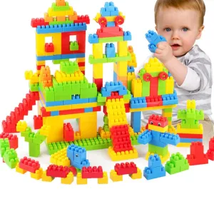 8076 100pc Building Blocks Early Learning Educational Toy for Kids