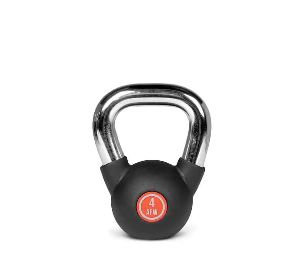 AFW 4kg Chrome Handle Kettlebell