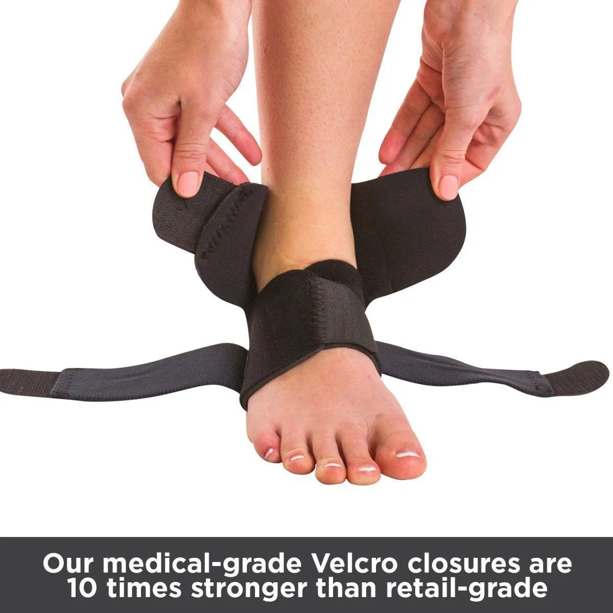 Ankle Brace Stabilizer with Adjustable Support Straps