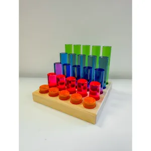 Bauspiel Luminous Pillars (25 pcs)(Ships end of November)