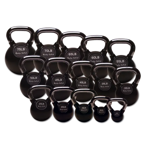 Body Solid Premium Kettlebells Chrome