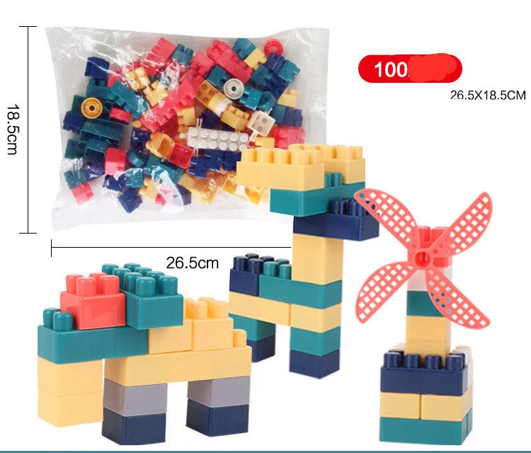 Building block storage box set