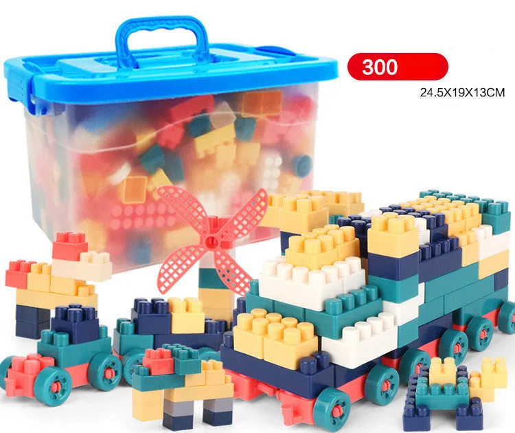 Building block storage box set