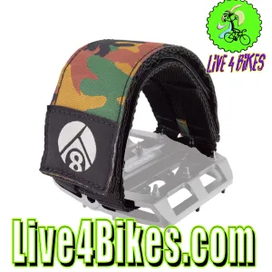 Camo Origin 8 Pro Grip 2 Foot Straps Pedal Straps -Live4Bikes