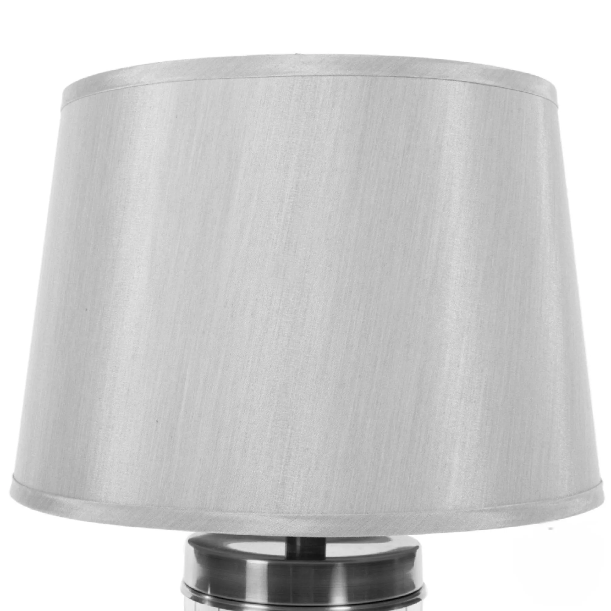 Carlee Table Lamp Satin Silver