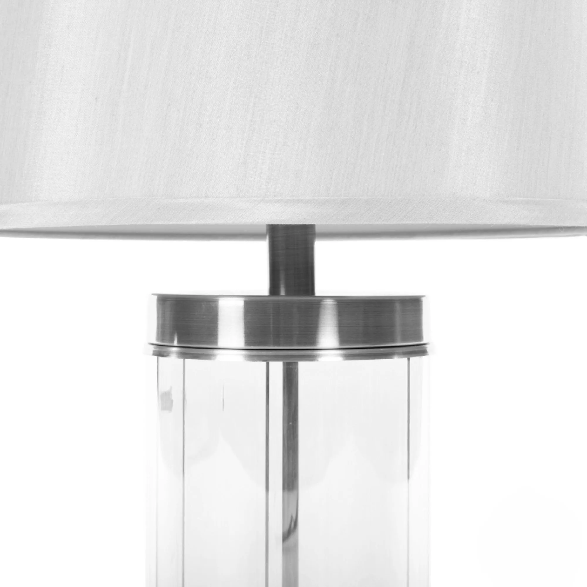 Carlee Table Lamp Satin Silver