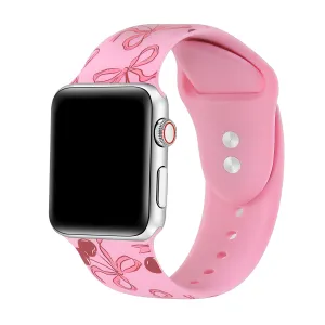 Cherry Coquette Silicone Band for Apple Watch