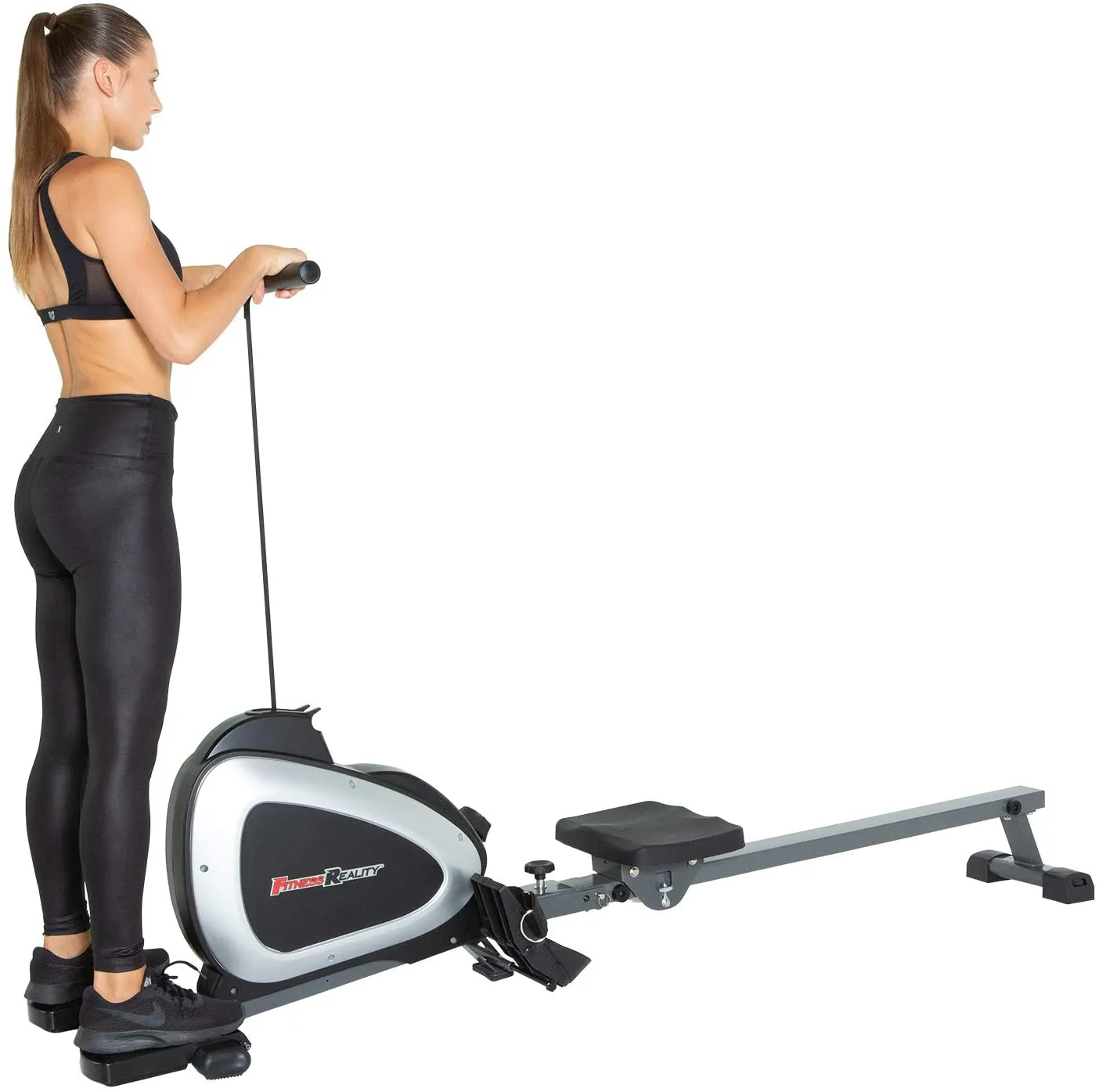 Fitness Reality 1000 Plus Bluetooth Magnetic Rowing Rower with Extended Optional Full Body Exercises