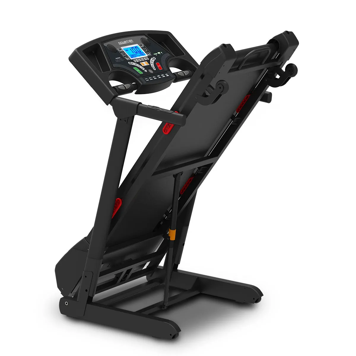 Foldable Electric Treadmill with 15 Levels Incline, 5in LCD - Powertrain