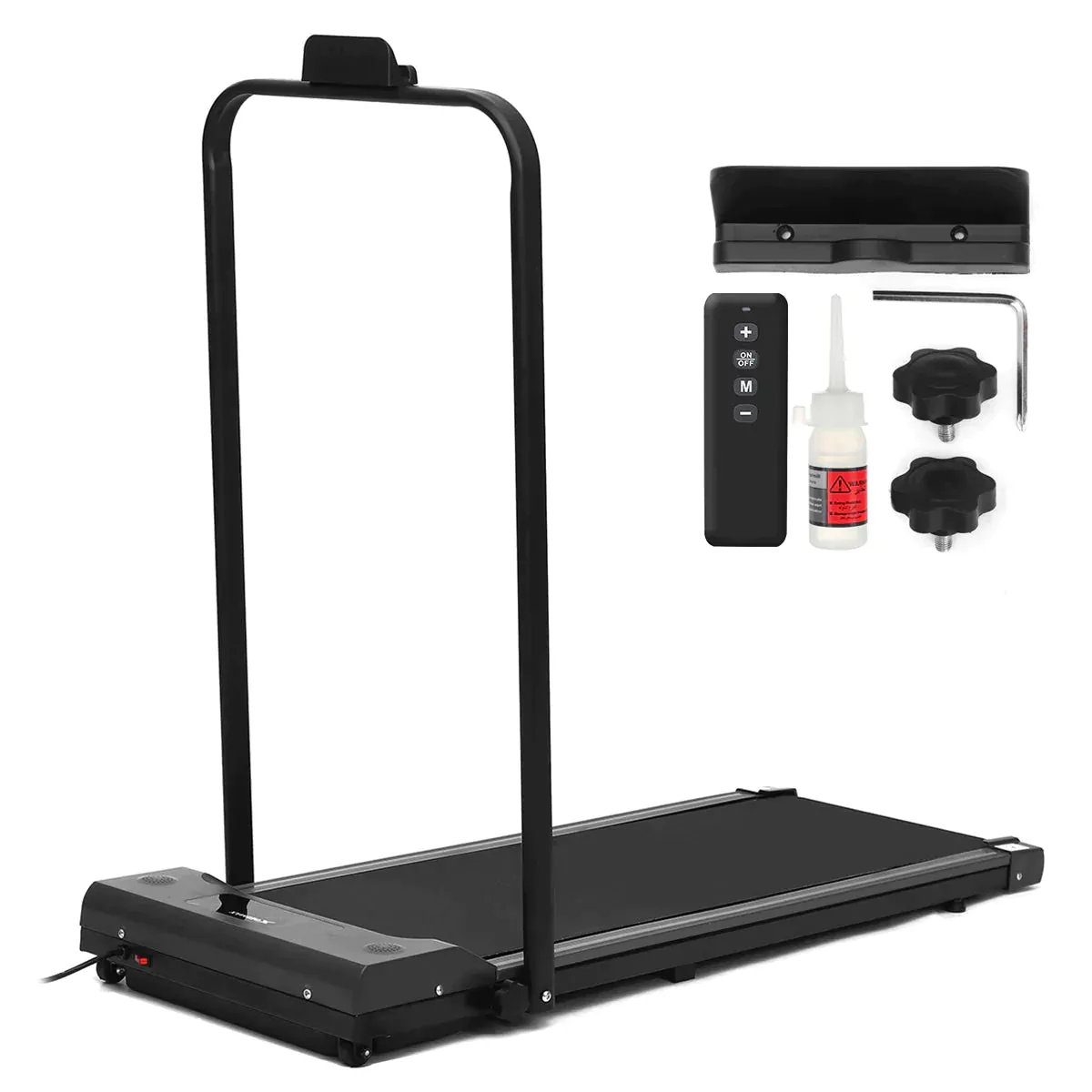 GEEMAX 2 in 1 Folding Treadmill Under Desk Electric Treadmill for Indoor Home Exercise Workout