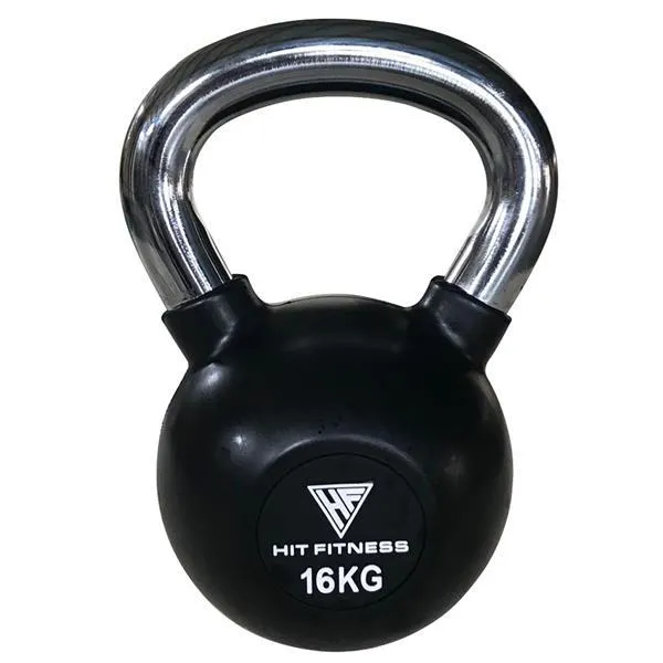 Hit Fitness Chrome Handle Kettlebell Set | 4kg, 10kg and 16kg