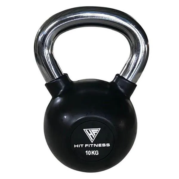 Hit Fitness Chrome Handle Kettlebell Set | 4kg, 10kg and 16kg