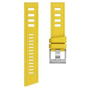 ISOfrane Rubber Strap with RS Buckle - Yellow