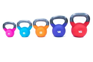 Neoprene Covered Kettlebell - Various Set Options Available