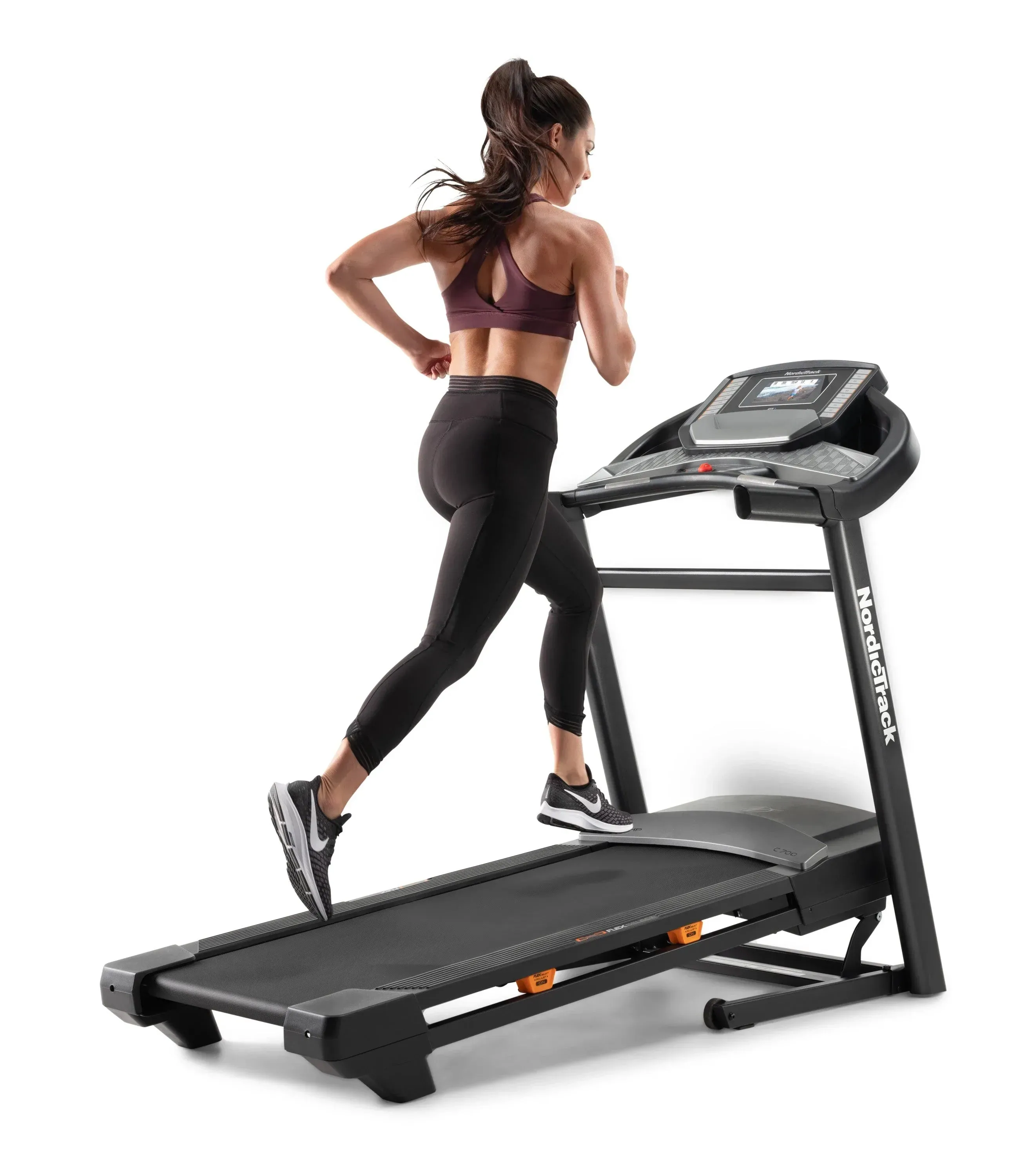 Nordic Track C 700 Folding Treadmill with 7” Interdraft Touchscreen