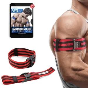 Occlusion Training Bands by BFR Bands PRO X Model, 2 Pack, Blood Flow Restriction Bands with Research-Backed 2" Width - Pull to Tighten   Quick-Release   Pinch Free Buckle, Multiple Patents Pending