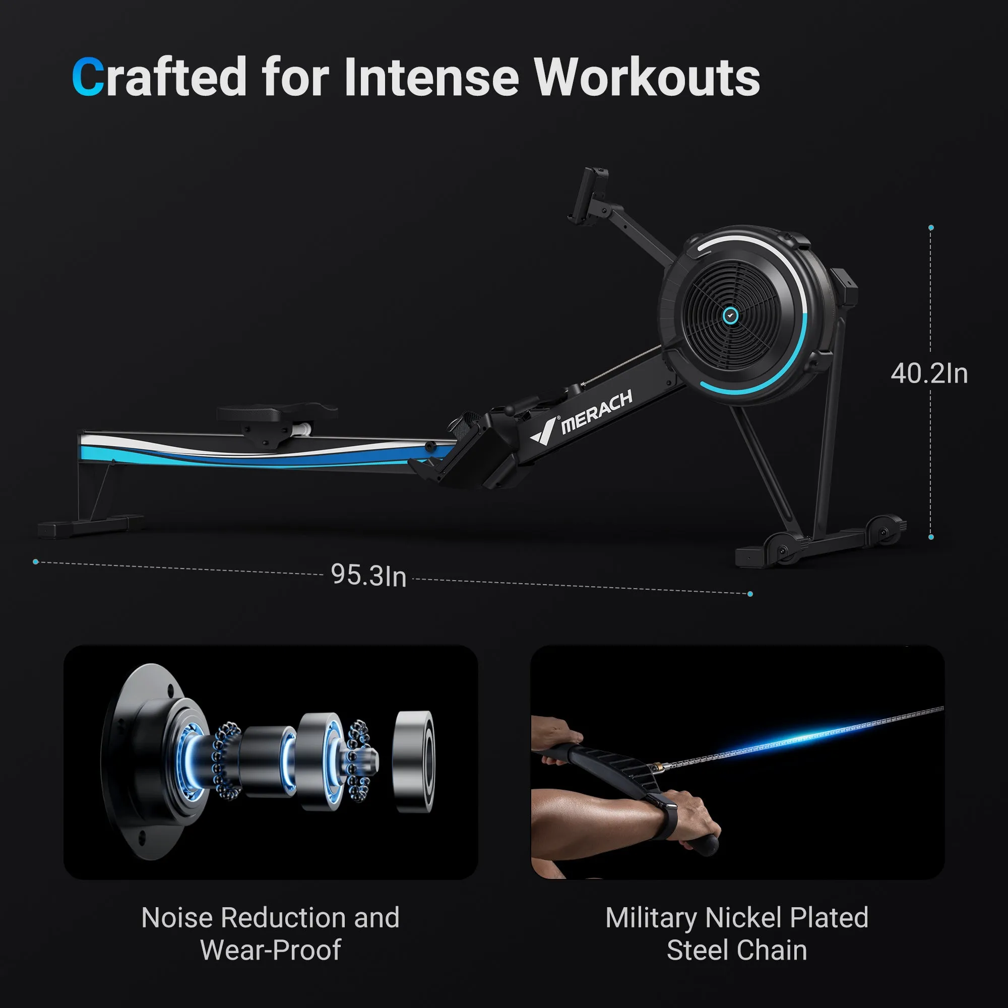 R11 Pro Air Resistance Rower