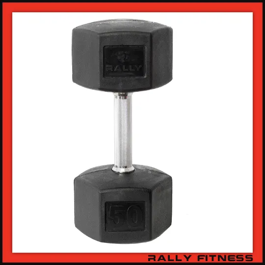 Rally Fitness® Virgin Rubber Hex Dumbbell Sets