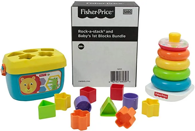 Rock-a-Stack & Baby's First Blocks Bundle