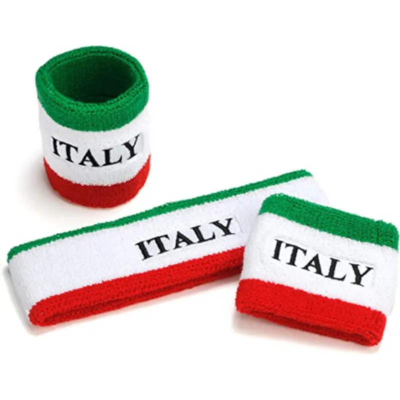 Set of 1 headband and 2 wristbands, (Italy)