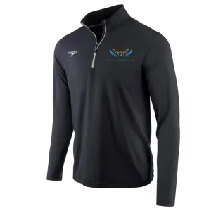 Speedo Jersey 1/4 Zip Long Sleeve T-Shirt Design #5 (Customized) - Shockwave