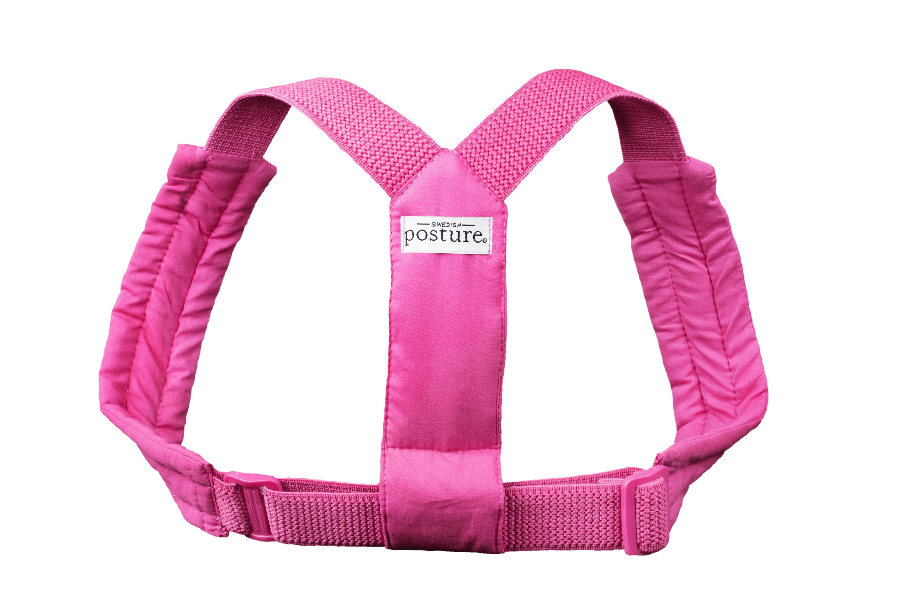 Swedish Posture Unisex Kids' Flexi Harness Posture Corrector in White, Black, or Pink