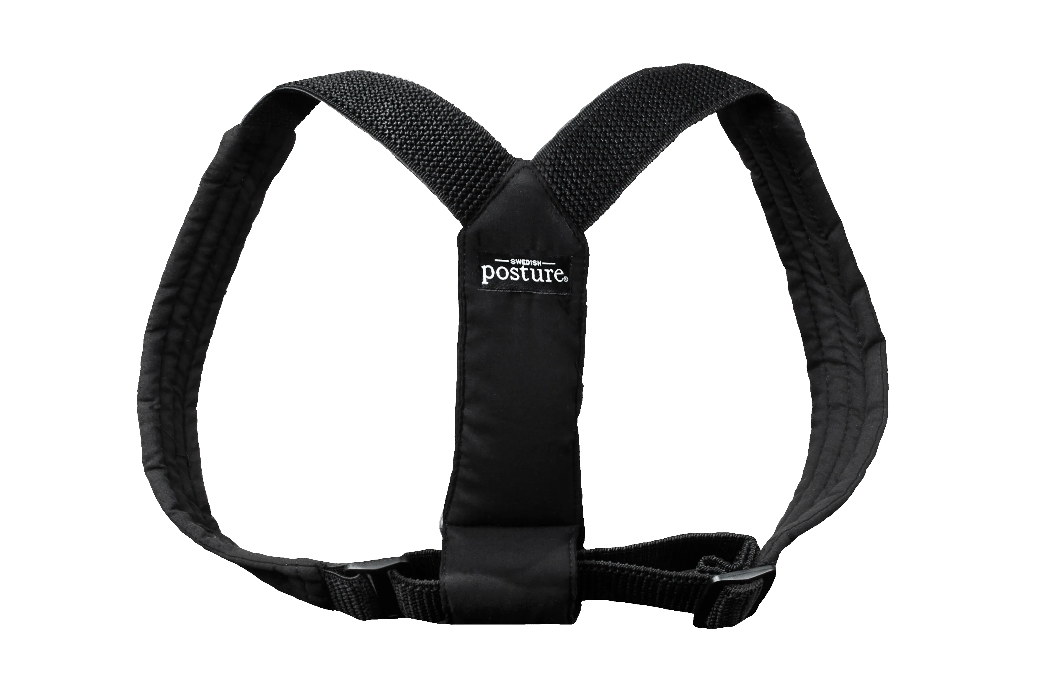 Swedish Posture Unisex Kids' Flexi Harness Posture Corrector in White, Black, or Pink