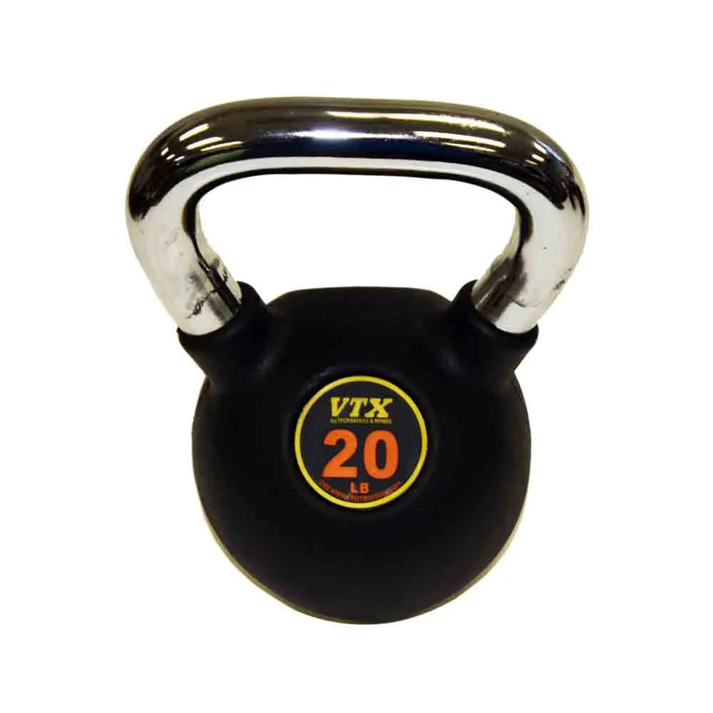 VTX 15 lb to 50 lb 5 piece Club Kettlebell Set with Vertical Rack