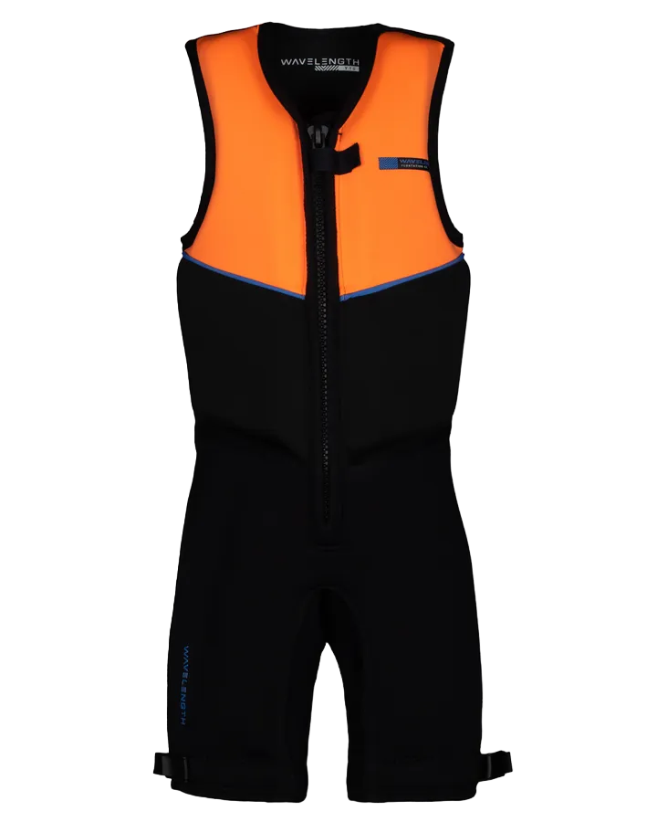 Wavelength Junior Buoyancy Suit - Bright Orange - 2023