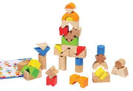 Wooden Fantasy Blocks 34pc