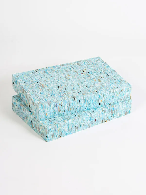 Yoga Studio Recycled Chip Foam Full Yoga Blocks (Twin Pack)