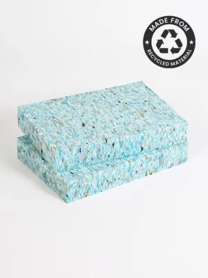 Yoga Studio Recycled Chip Foam Full Yoga Blocks (Twin Pack)